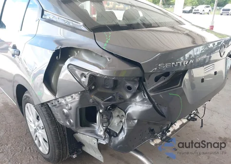 2025 Nissan Sentra S from USA, damaged, VIN 3N1AB8BV1SY367877